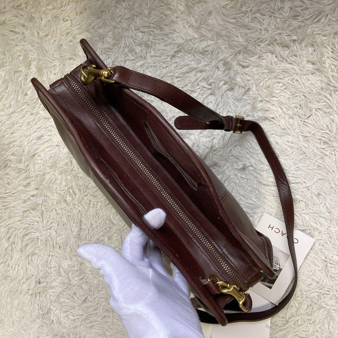 バッグ vintage coach old ZIP TOP SHOPPER 9995