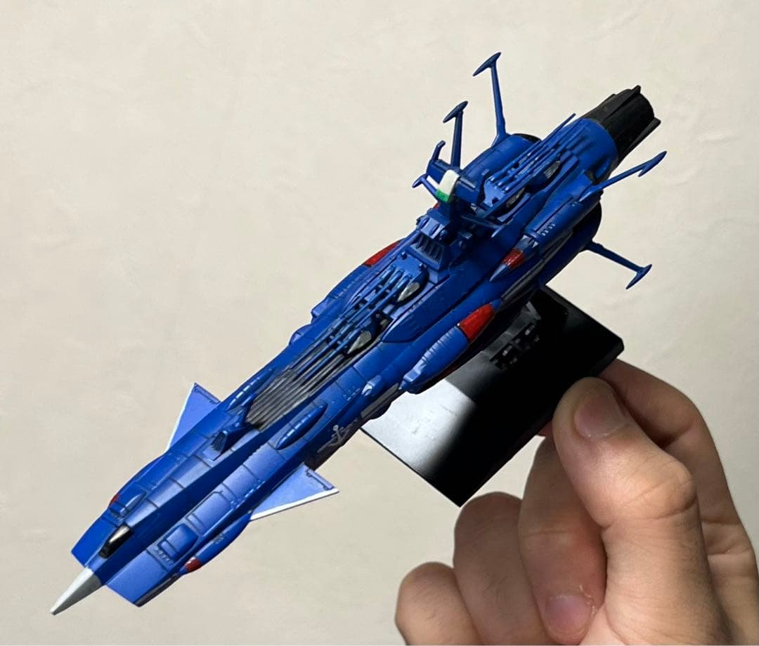 宇宙戦艦ヤマトプラモデル メカコレ完成品 アンドロメダ級宇宙戦艦