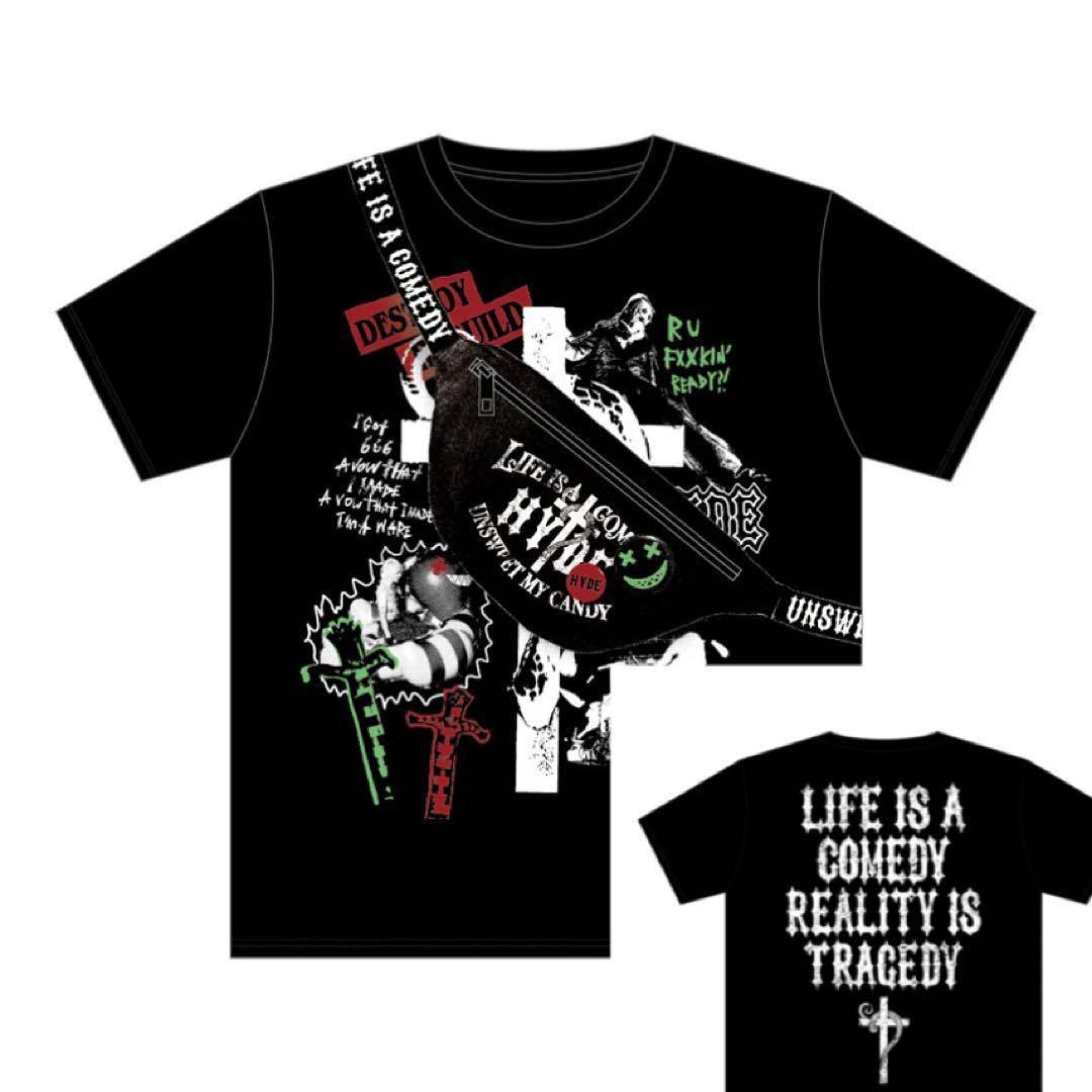 新品 HYDE 蛇十字 ボディバッグ Tシャツ 胸ポケット / L'Arc