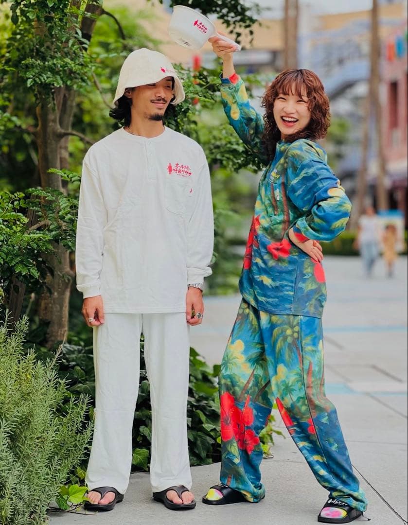 サウナ田ヒロユキ×サウベニア 限定別注 館内着上下＆ナップザック3点