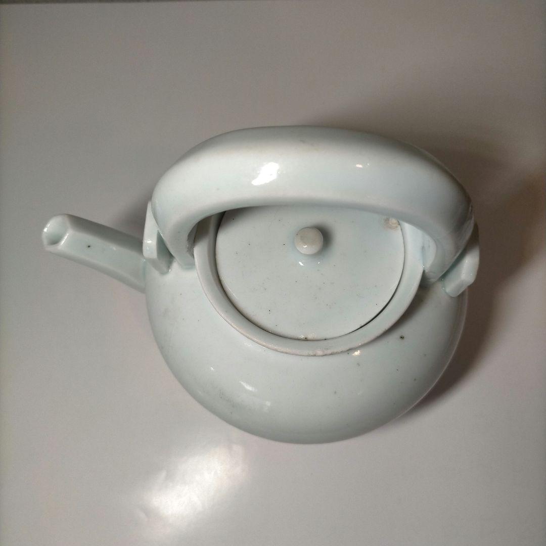 朝鮮古美術 李朝白磁水注 白磁提手水注 朝鮮古美術