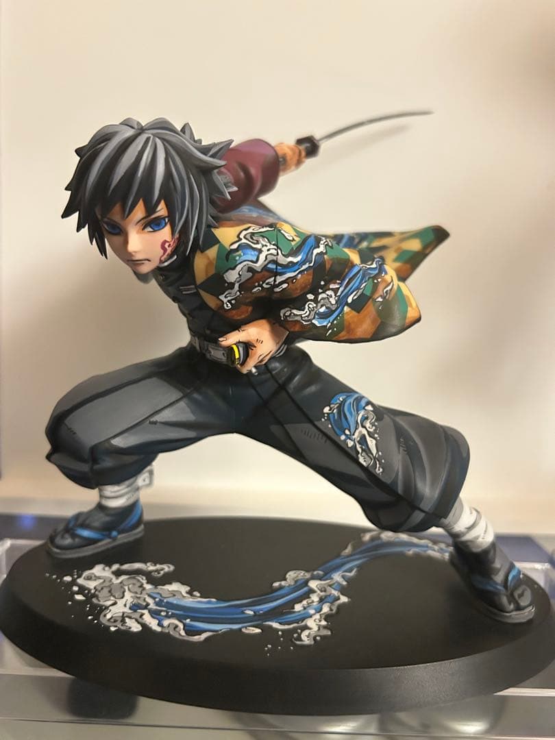 鬼滅の刃 冨岡義勇 フィギュア リペイント 2次元彩色