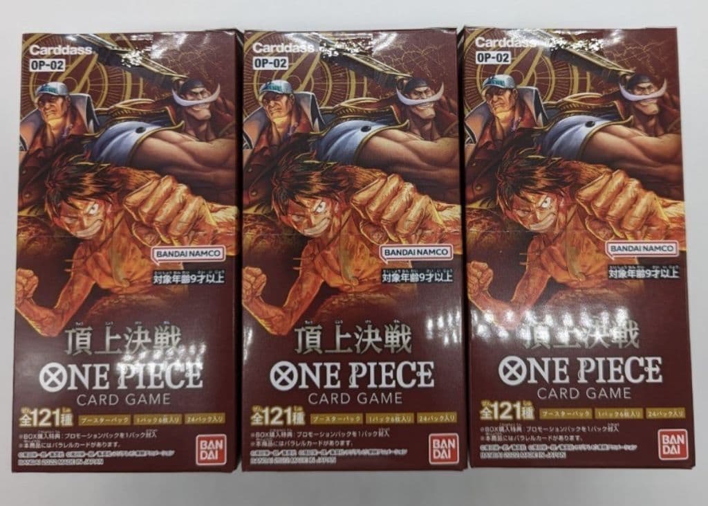 ONE PIECE カードゲーム 頂上決戦 OP-02 3BOX