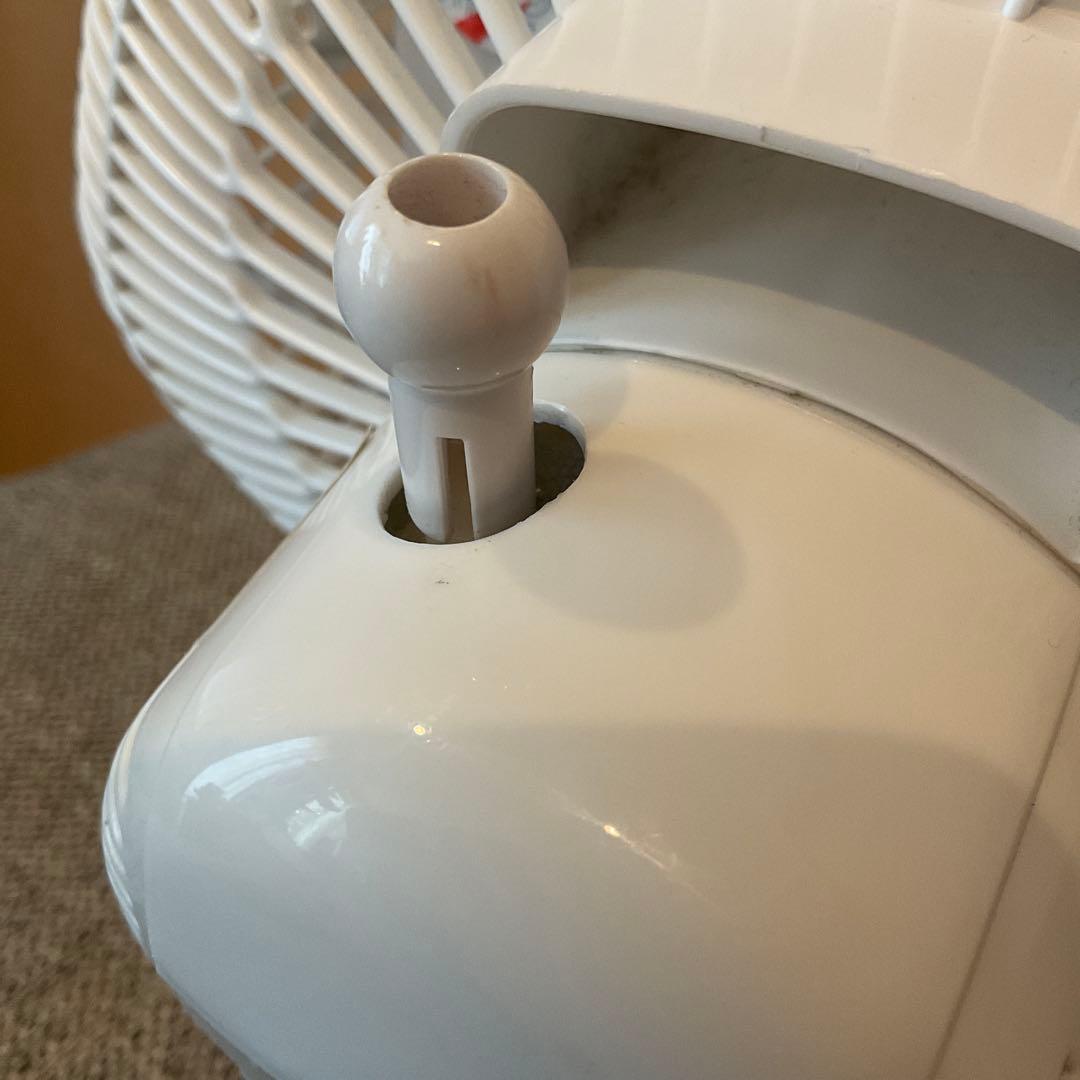 し*❌様 チャーミーキティ　扇風機　ピンク　06年製　羽根18㎝　風:強弱　首振