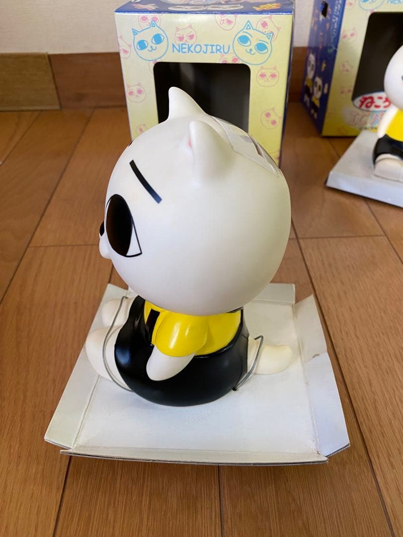 ねこぢる icバンク ソフビ　貯金箱　2体セット　大和堂　ねこぢるうどん