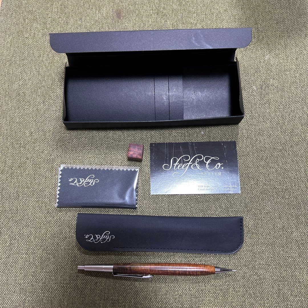 Steef＆Co 特上シアメースローズウッド PG5カスタム シャープペン極美品