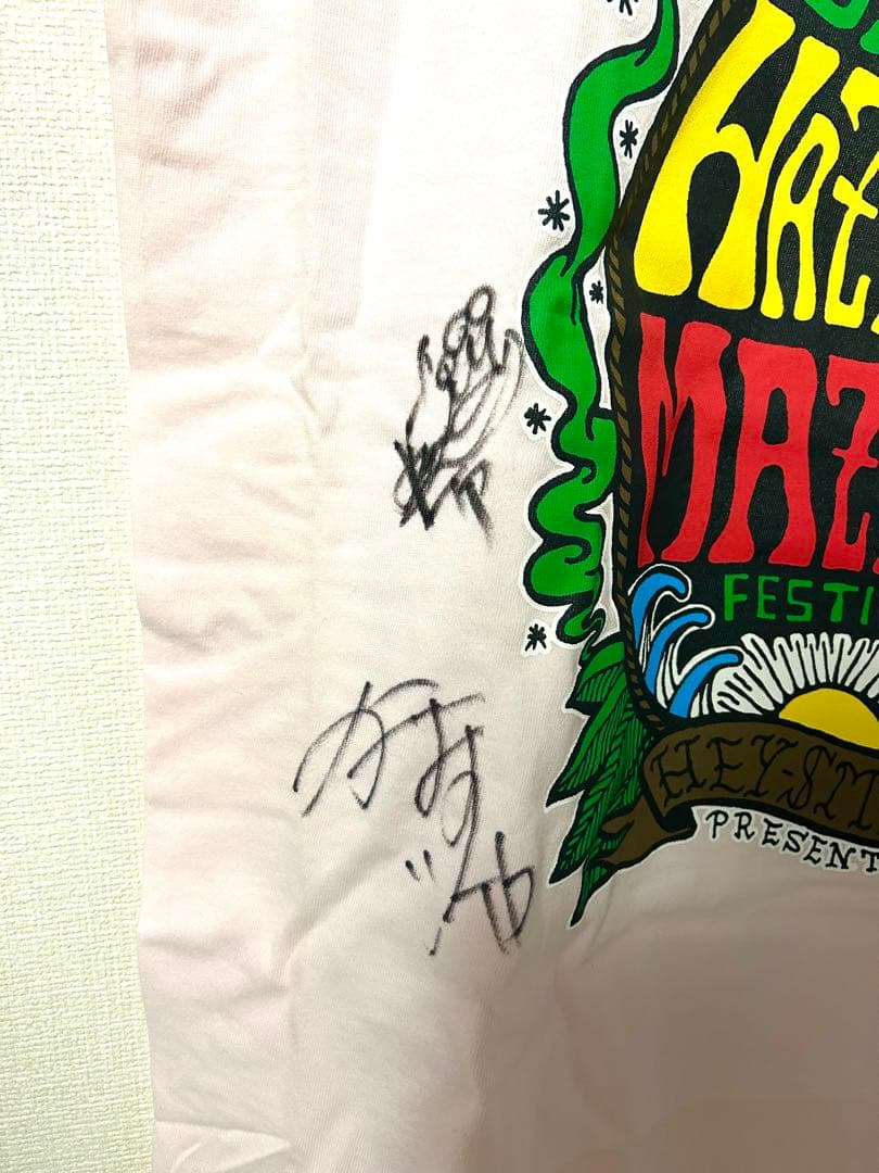 【メンバー全員サイン入り】 HEY-SMITH 半袖 Tシャツ