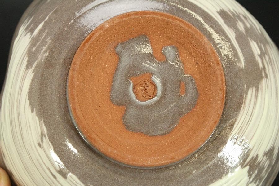 祥瑞窯 五代 陶匠 浅見五郎助 三島文 鉢 菓子鉢 共箱 未使用 839