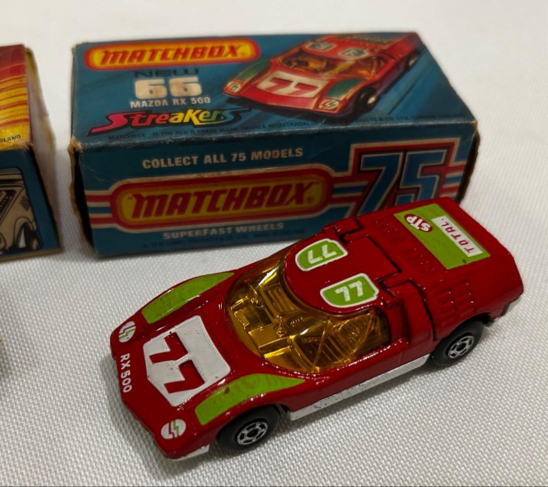 ミニカー MATCHBOX MAZDA RX500 & SuperFast MAD ROD