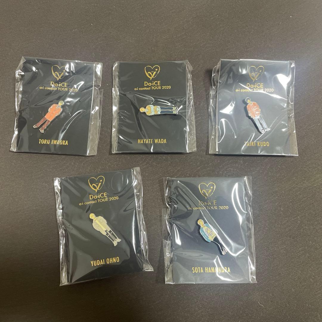 Da-iCE ピンバッジ a-i contactTOUR2020 全員セット - メルカリ