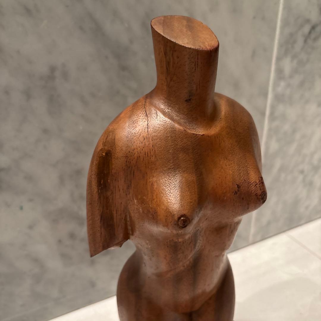 アメリカビンテージ ミッドセンチュリー生命感のある造形美 裸婦像の