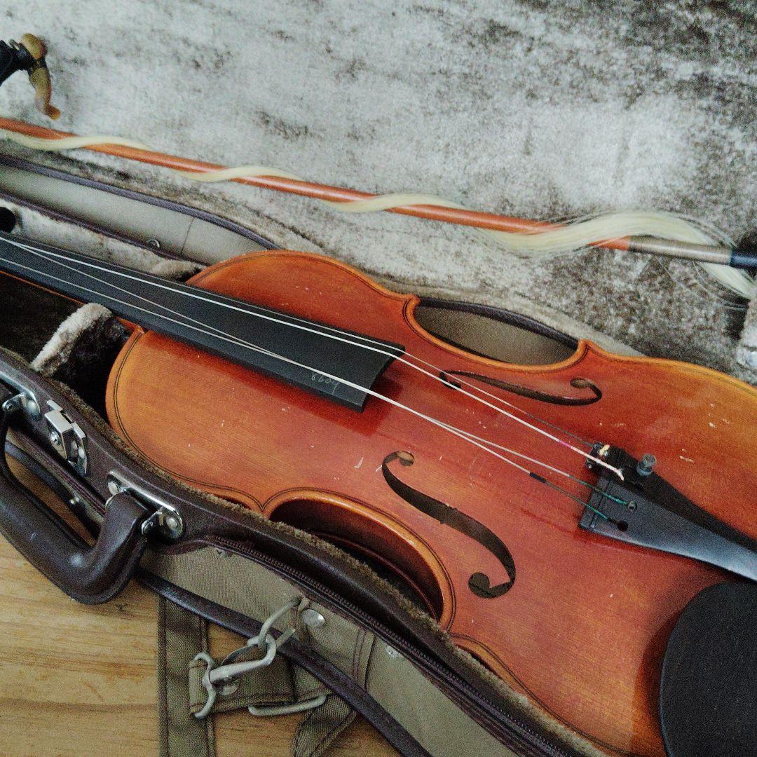 バイオリン本体 オレンジ色 専用ケース付きEkkard Seidl