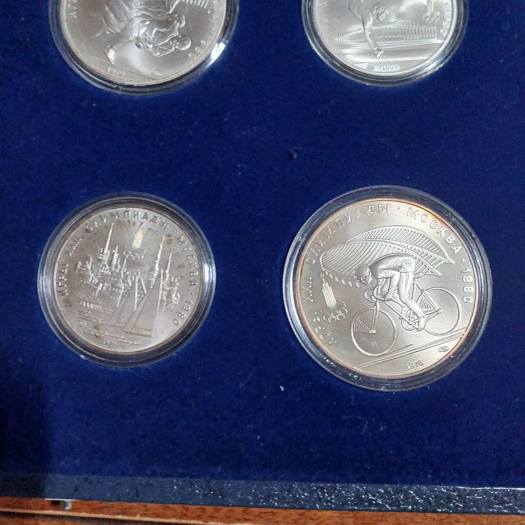 1980 モスクワオリンピック記念メダル 銀貨 日本】モスクワ