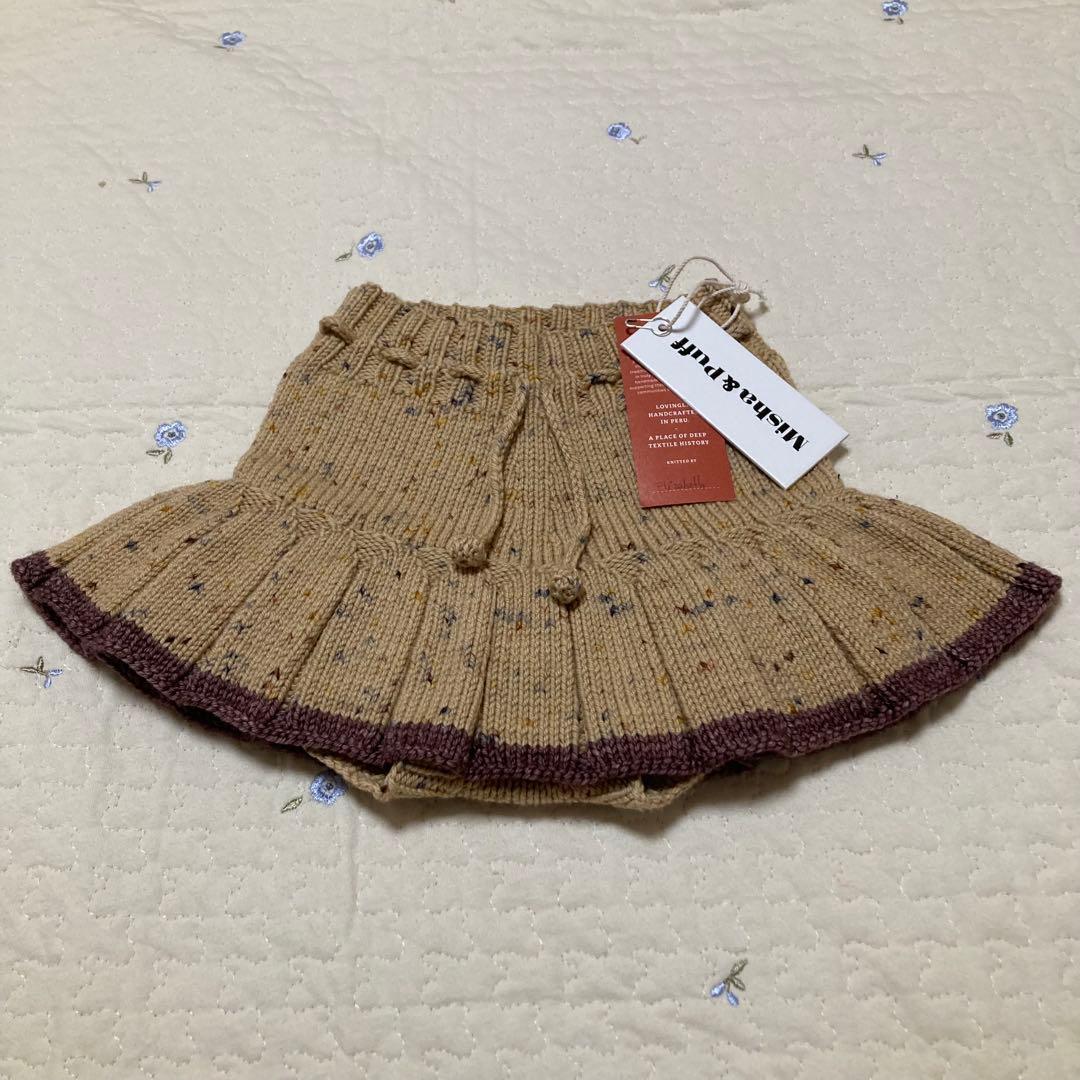 misha and puff スケポン 4y camel confetti