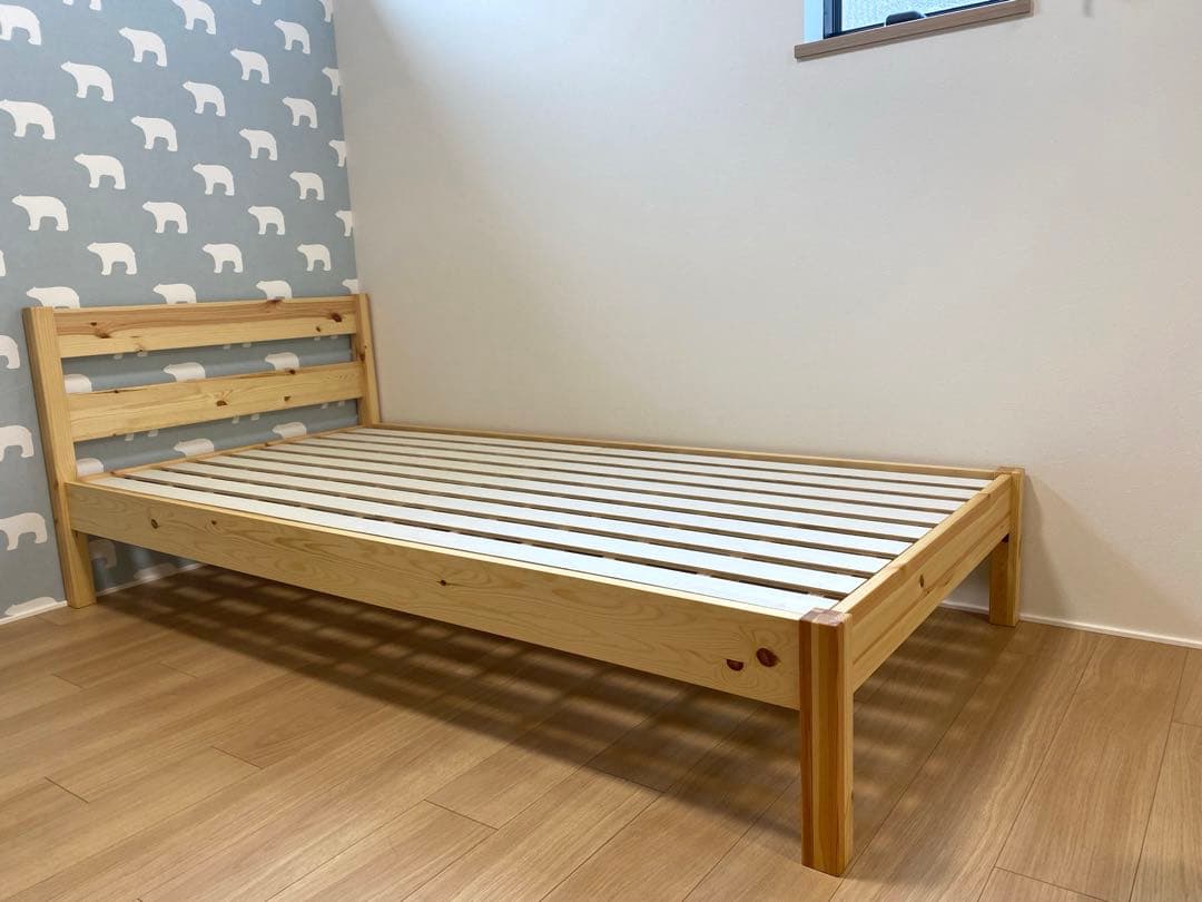 無印良品　木製ベッド　シングル　パイン材　状態良好