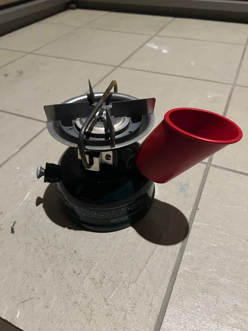 【希少品・動作確認済】コールマン508 バーナー　2レバー式　カバー、付属品付き