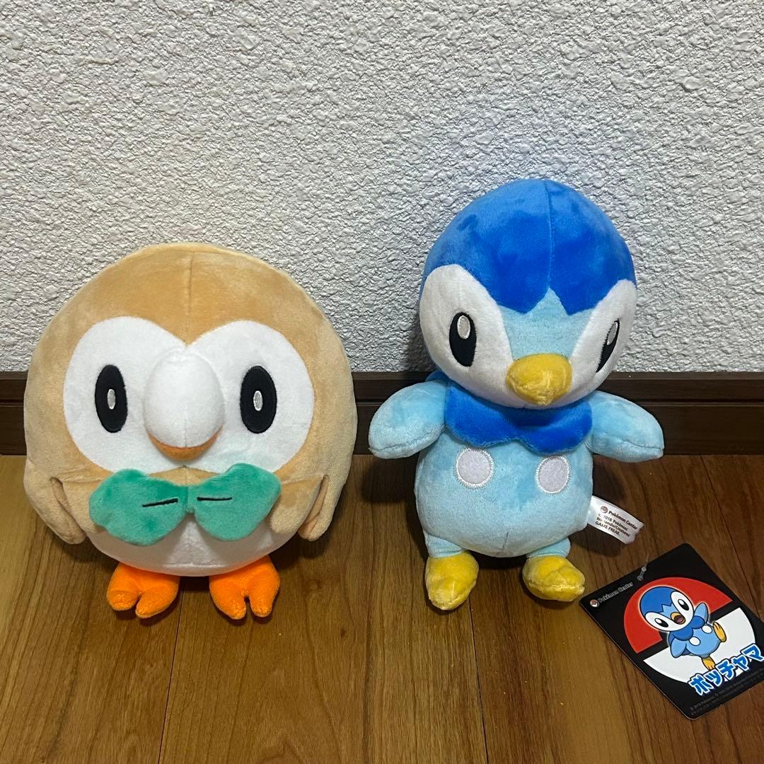 セット】モクロー ポッチャマ 公式ぬいぐるみ ポケモン