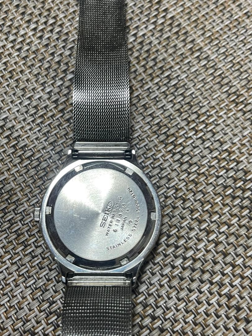 セイコー LM 自動巻き時計 シルバー