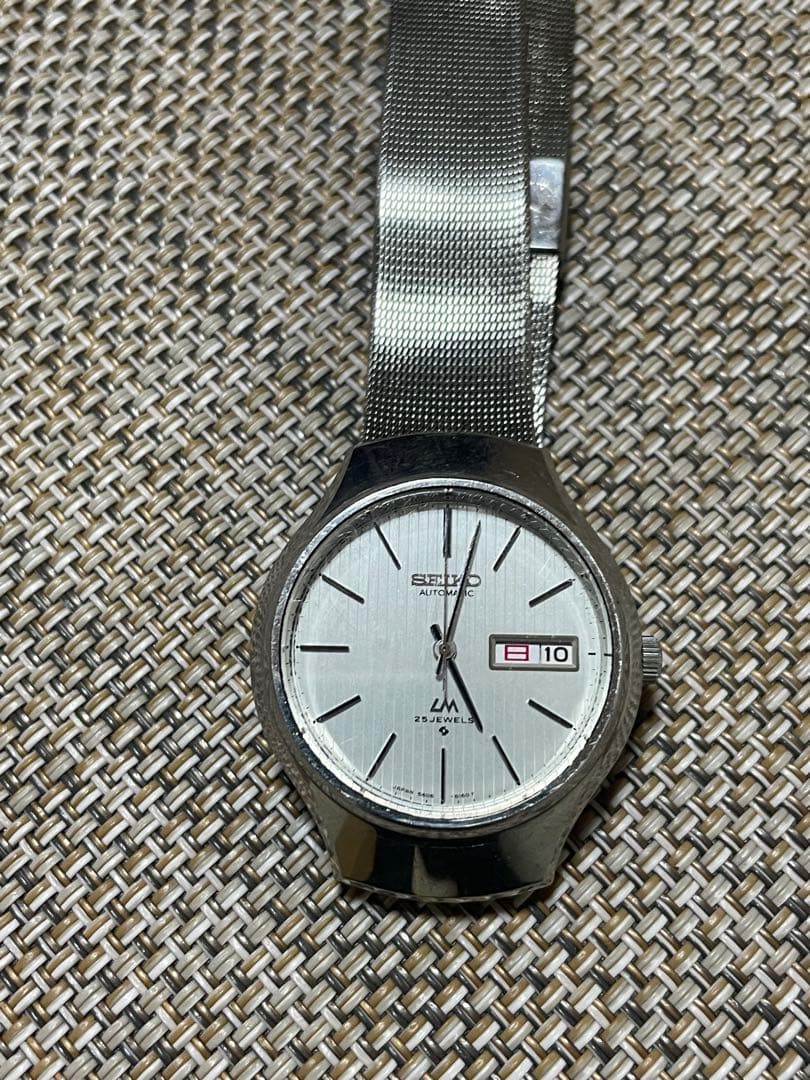 セイコー LM 自動巻き時計 シルバー