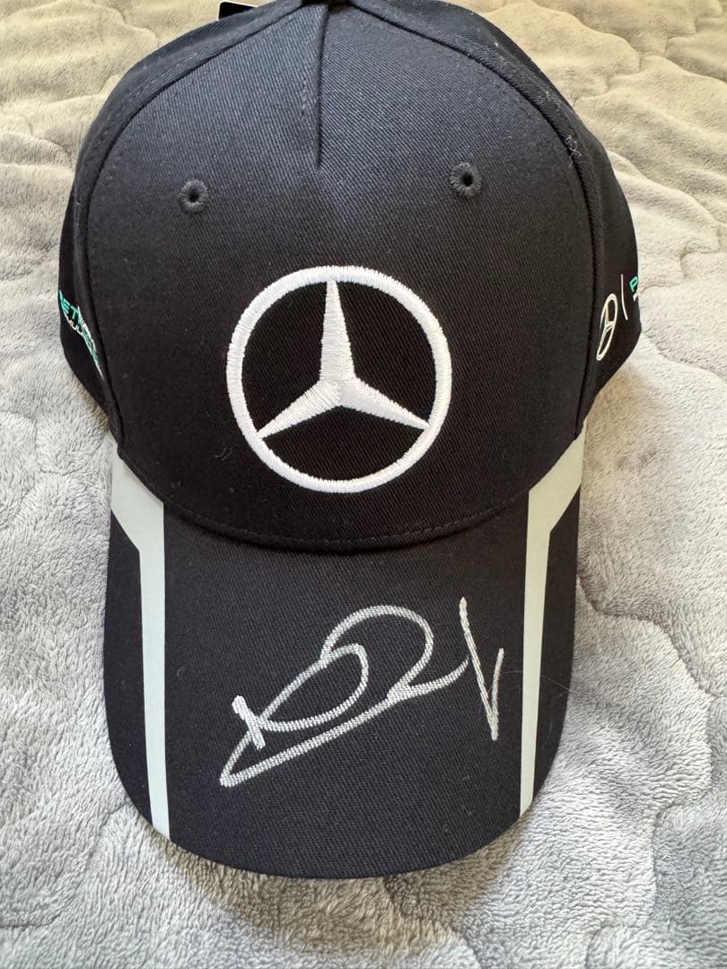 F1 メルセデス AMG ニコ&ルイス 直筆サイン キャップ F1 メルセデス