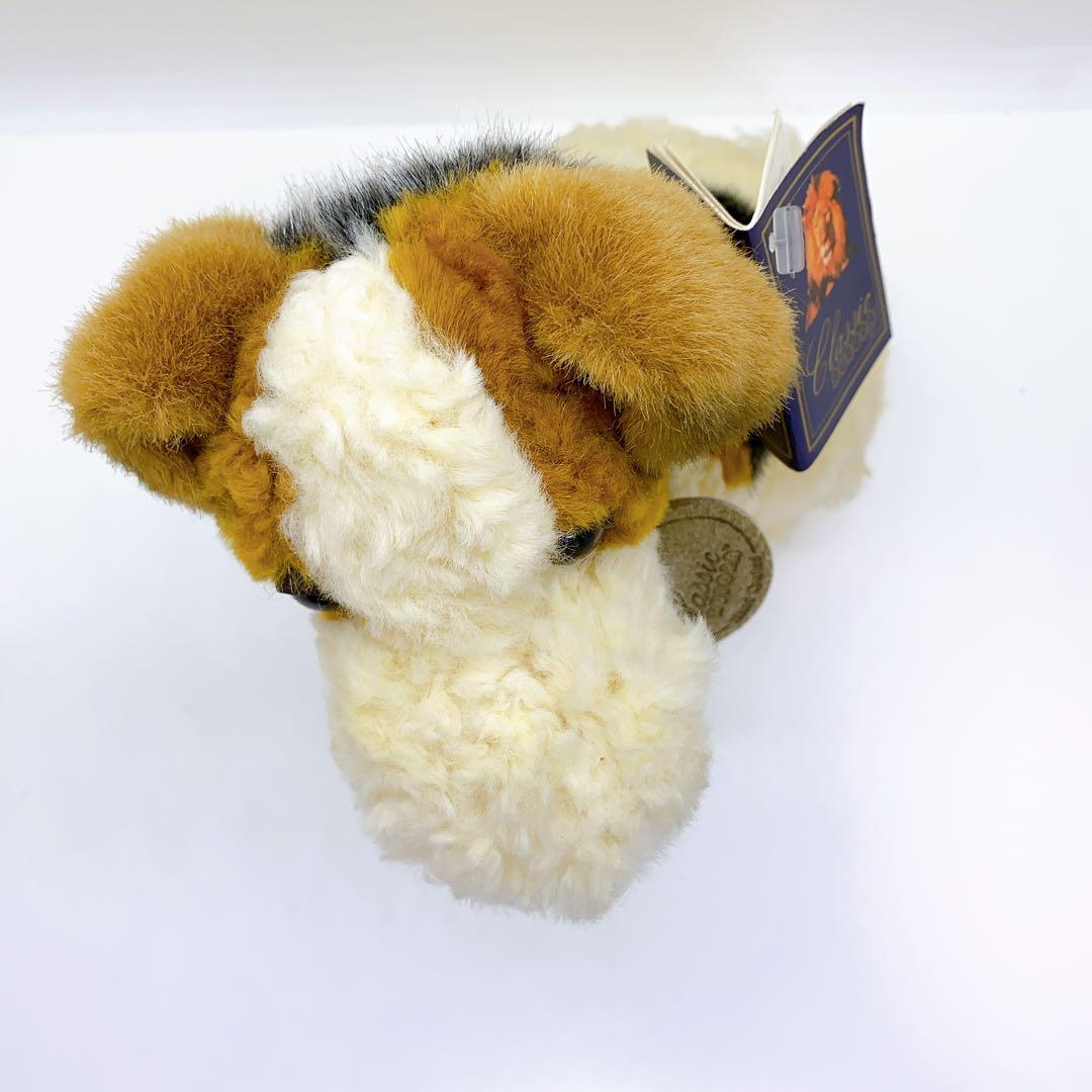新品*オーロラ社 クラシック フォックステリア ぬいぐるみ 犬 WFT タグ付