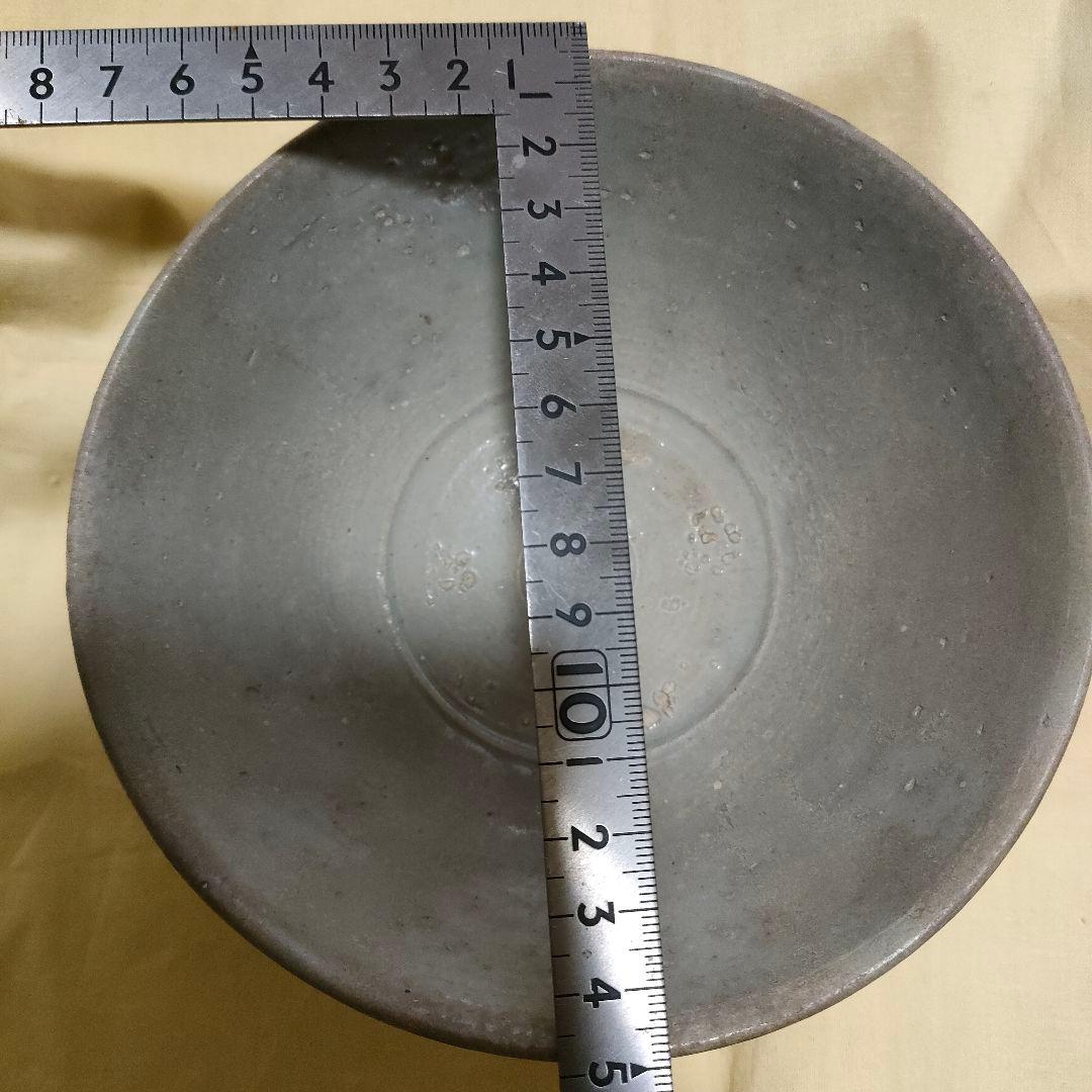 李朝 高麗 青磁茶碗 時代物 骨董アンティークNo.164