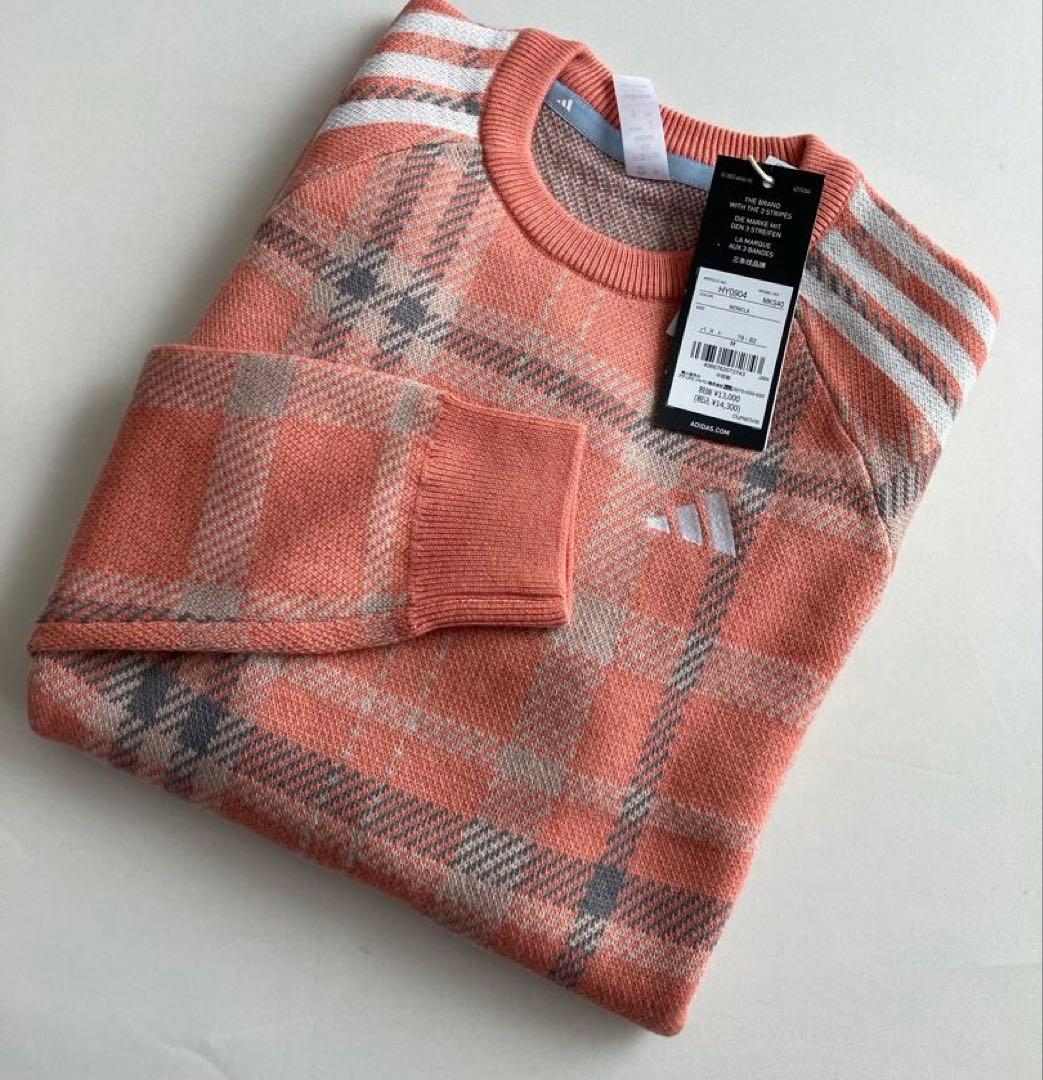 新品タグ付⛳️アディダスゴルフ激カワ　ニット&スカートセット　M