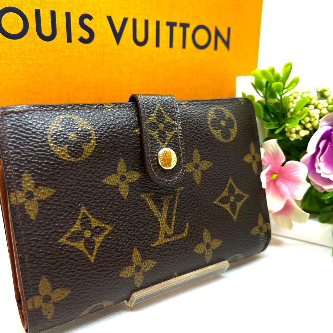 ルイヴィトン【極美品】モノグラムポルトフォイユヴィエノワがま口財布