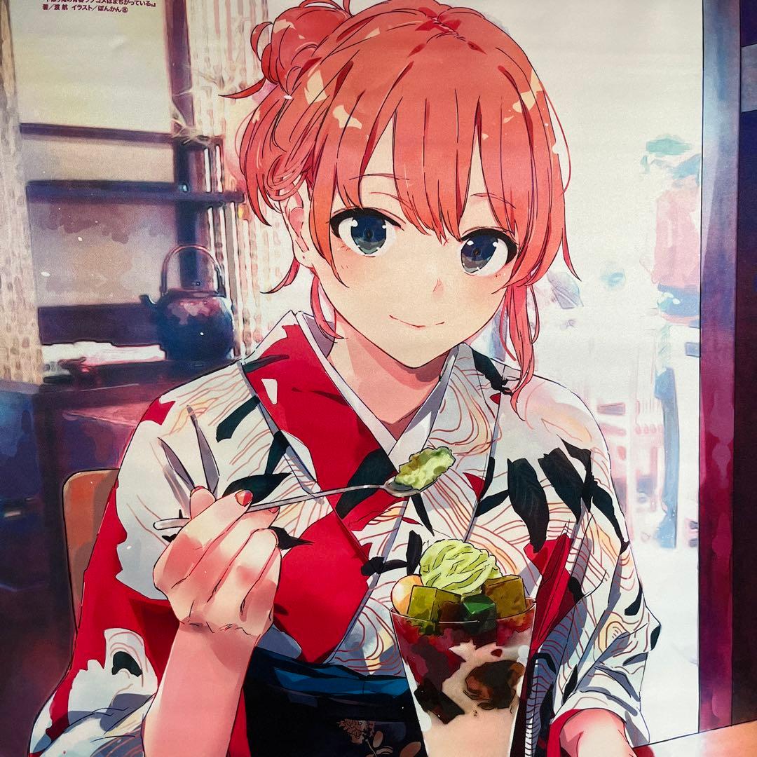 由比ヶ浜結衣 ぽんかん⑧ B2タペストリー - メルカリ