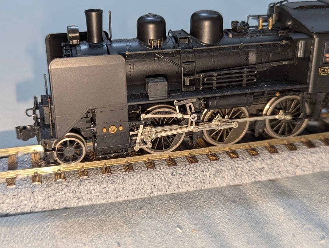 KATO　C56　蒸気機関車　【1-201】　HOゲージ　パーツ取付済み　④