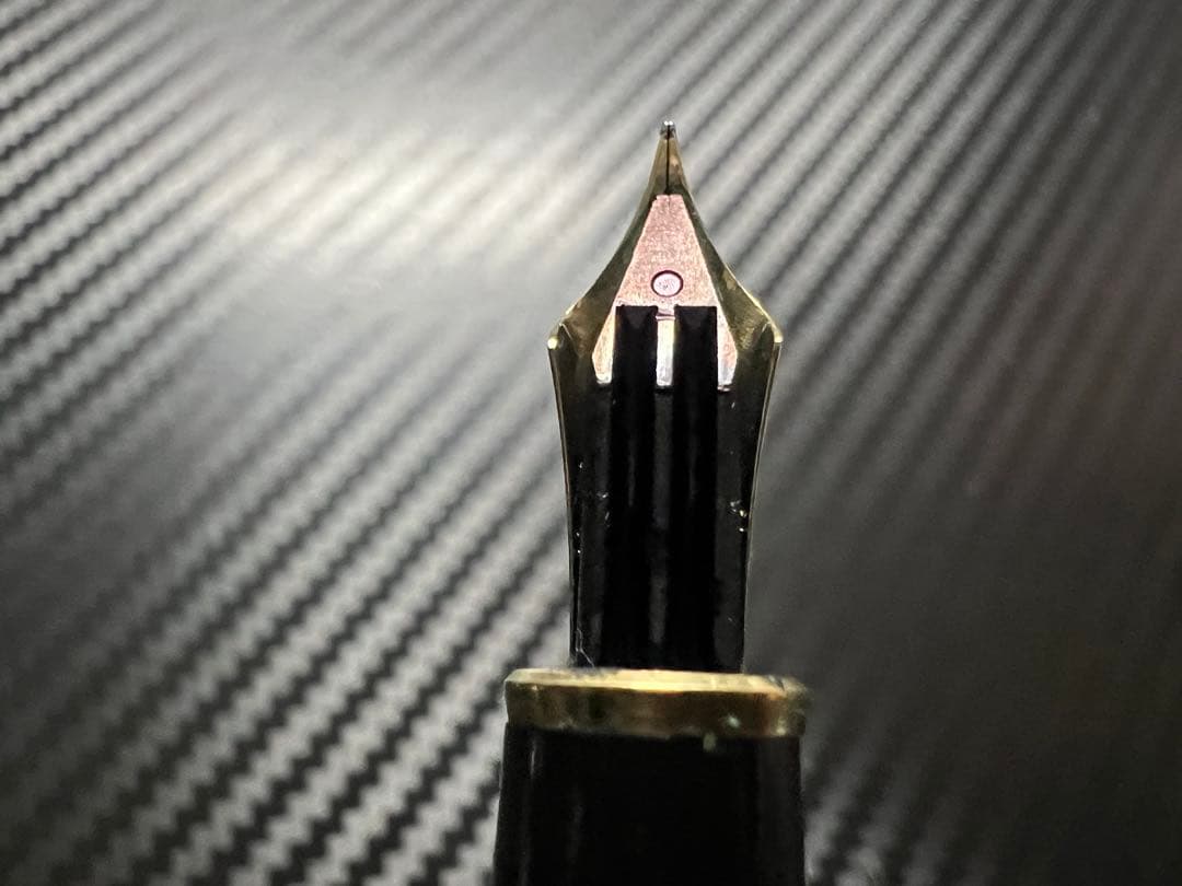 モンブラン マイスターシュテュック 144 万年筆 EF 極細字 ブラック 全金