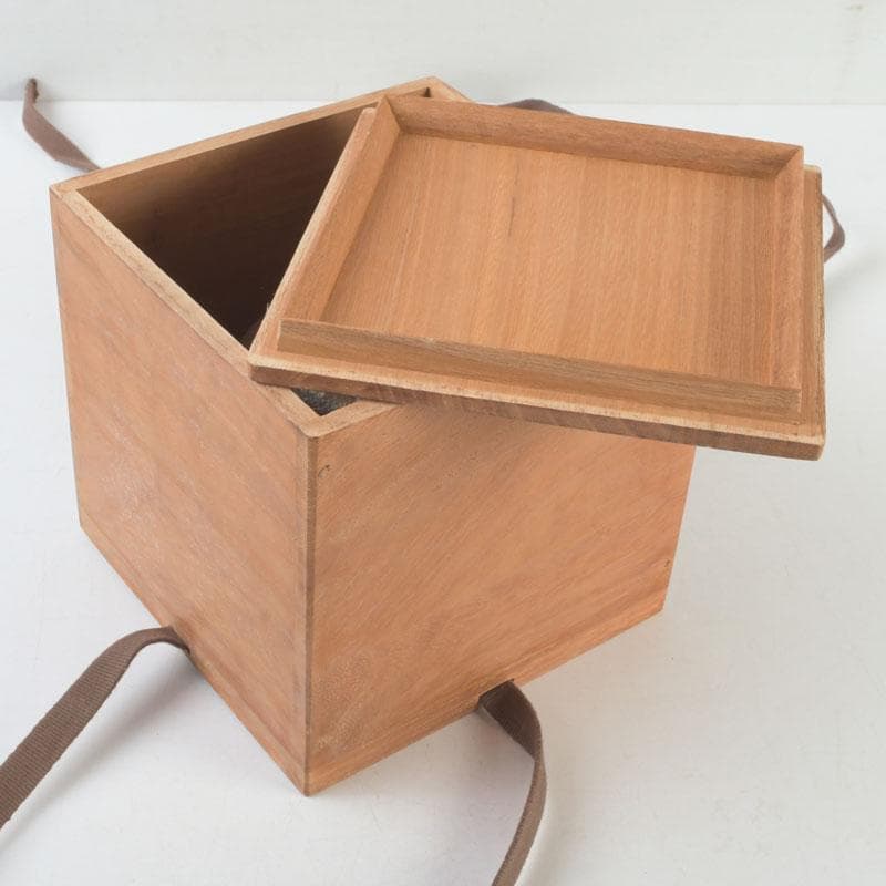 北大路魯山人作　信楽焼　花入　壷　共箱　V　9660