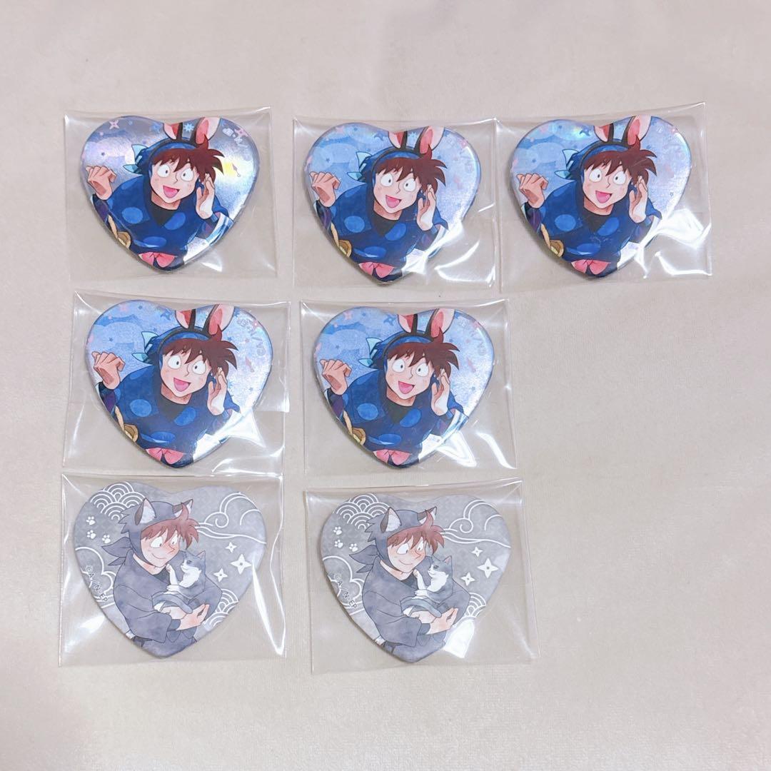 忍たま乱太郎 土井半助 ナンジャタウン ハート缶バッジ 忍たま乱太郎 忍たま ナンジャタウン ハート 缶バッジ 土井半助 30個