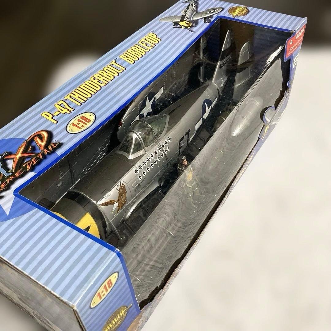 航空機・ヘリコプター P-47 THUNDERBOLT BUBBLETOP 1/18