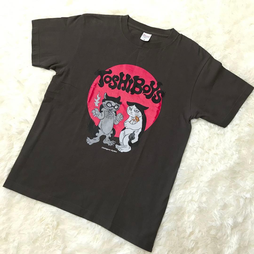 TOSHIBOYS 都市ボーイズ×石黒亜矢子 コラボ ネコボーイズTシャツ 都市