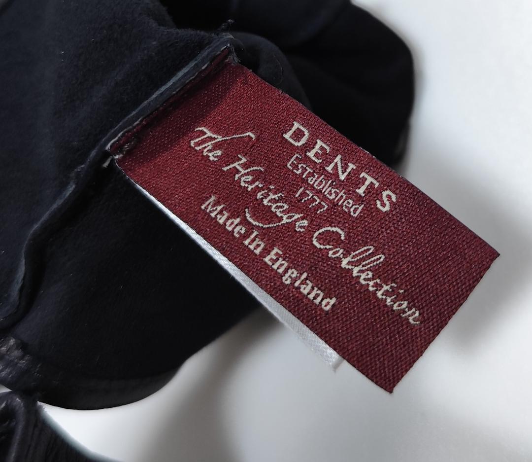 64新品 DENTS 英国製スマホ対応ヘアシープグローブ 裏地なし