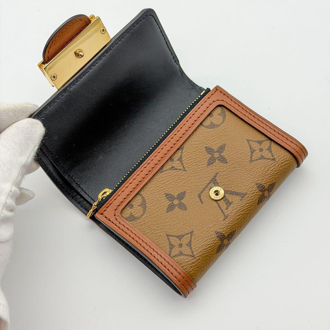 IC内蔵】ルイヴィトン モノグラム ドーフィーヌ コンパクト RFID 財布