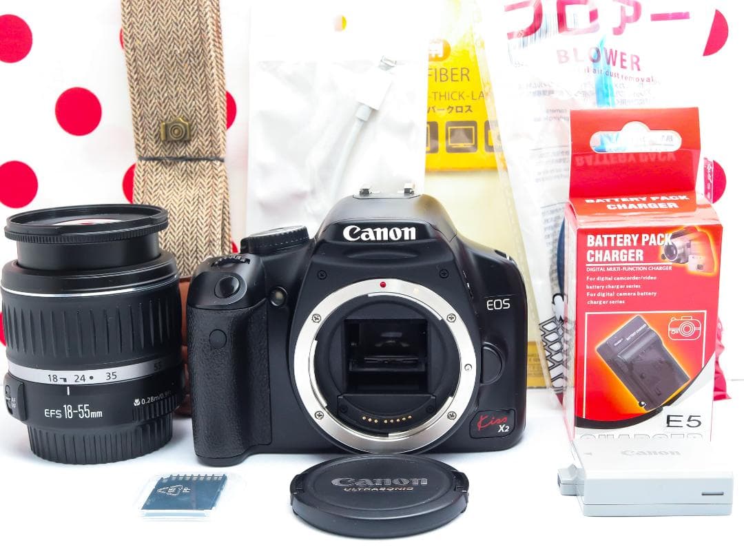 Canon kiss x2❤スマホに転送OK❤入門用一眼レフ❤デジタル一眼
