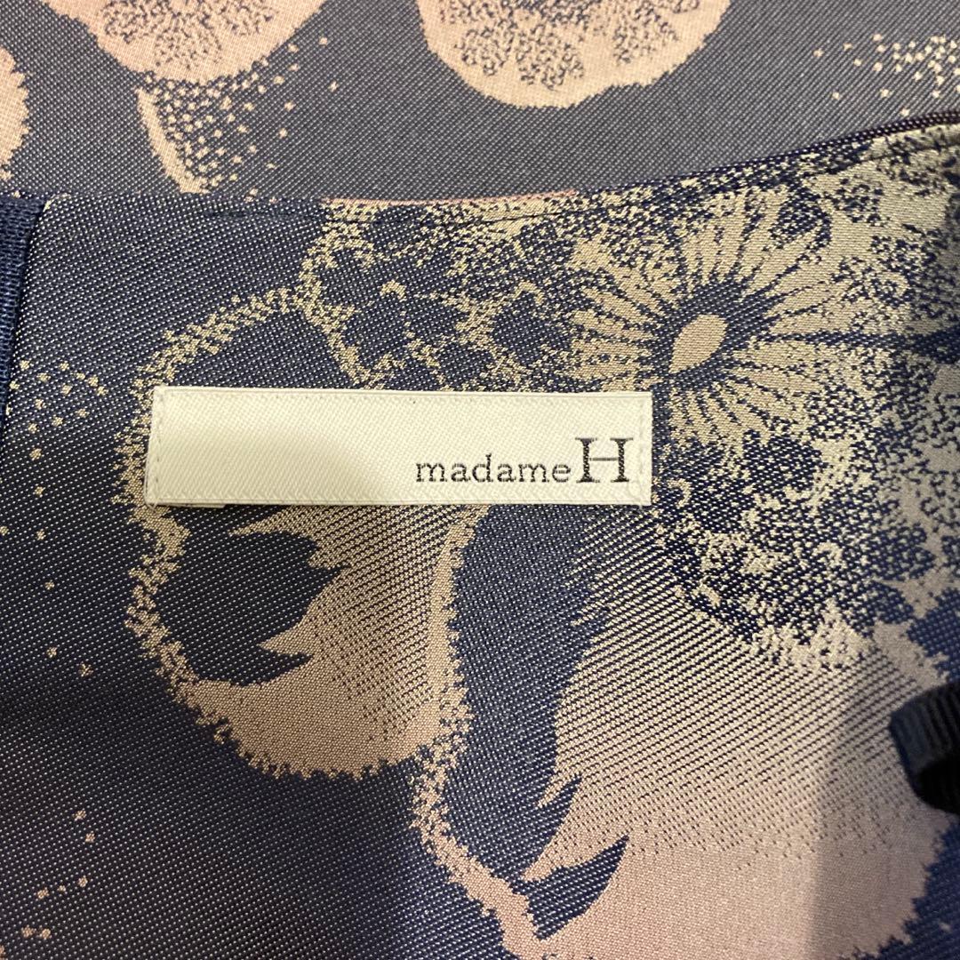 madameh 花柄ジャガードスカート 38
