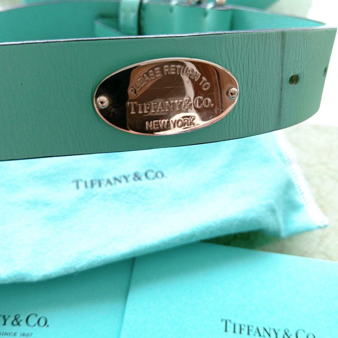 ティファニー tiffany 犬 ペット 首輪 箱入り 格安 L 誕生日記念日