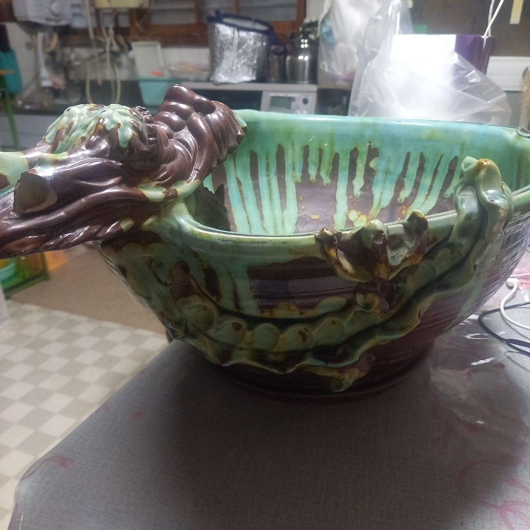 開運縁起 龍 龍神様 めだか鉢