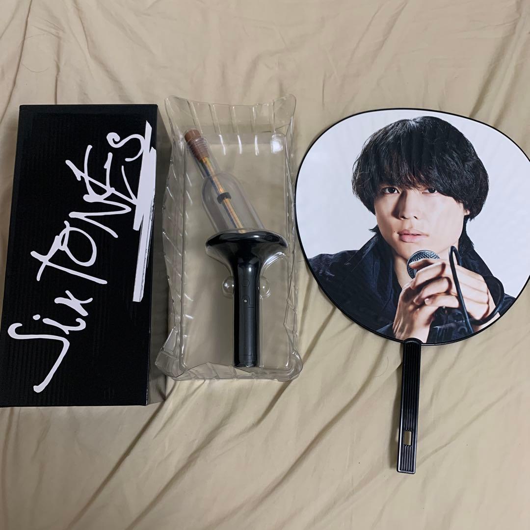 SixTONES 慣性の法則 ペンライト 松村北斗うちわ - メルカリ