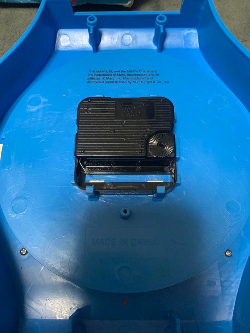 124エムアンドエムズ クロック 時計 アメトイ ディスプレイ サイン M&M