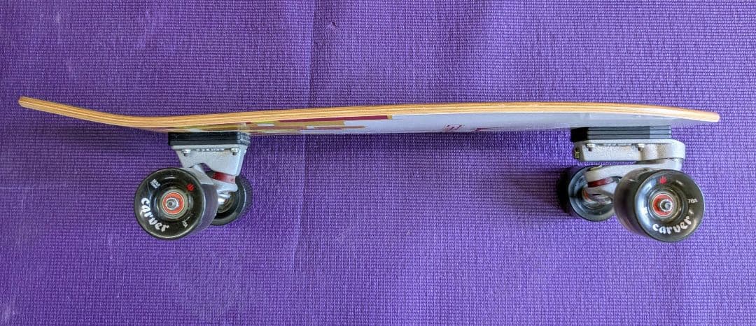 carver カーバー スケート サーフスケート 全長:74㎝幅:24㎝ 当時物