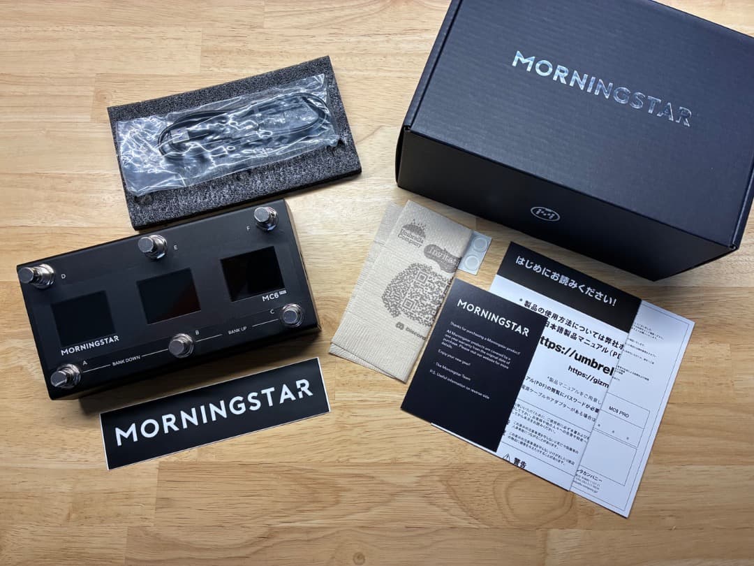 MORNINGSTAR MC6 PRO 最新式MIDIスイッチャー 美品 MORNINGSTAR MC6 PRO 最新式MIDIスイッチャー 美品 - メルカリ