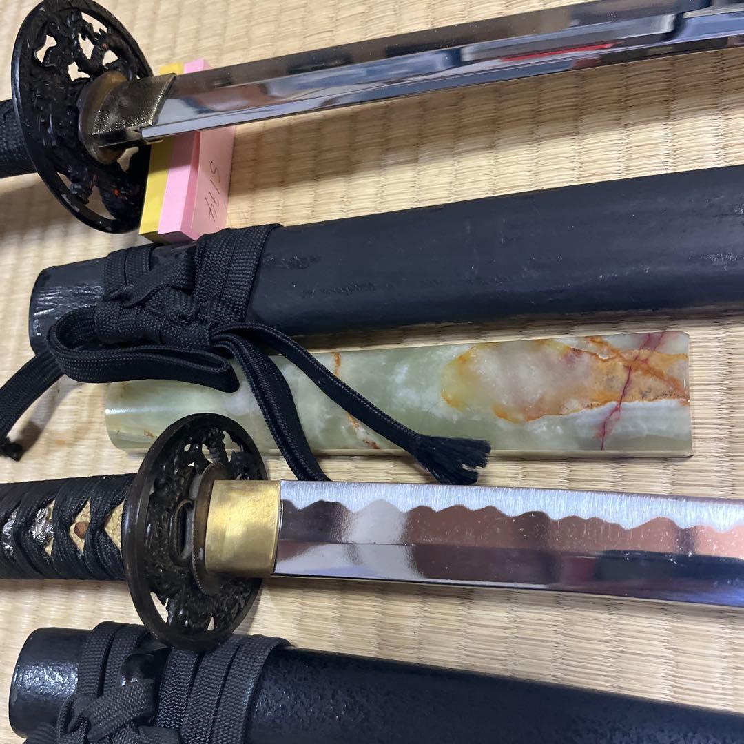 s194、模擬刀、日本刀 大刀と小刀のセット