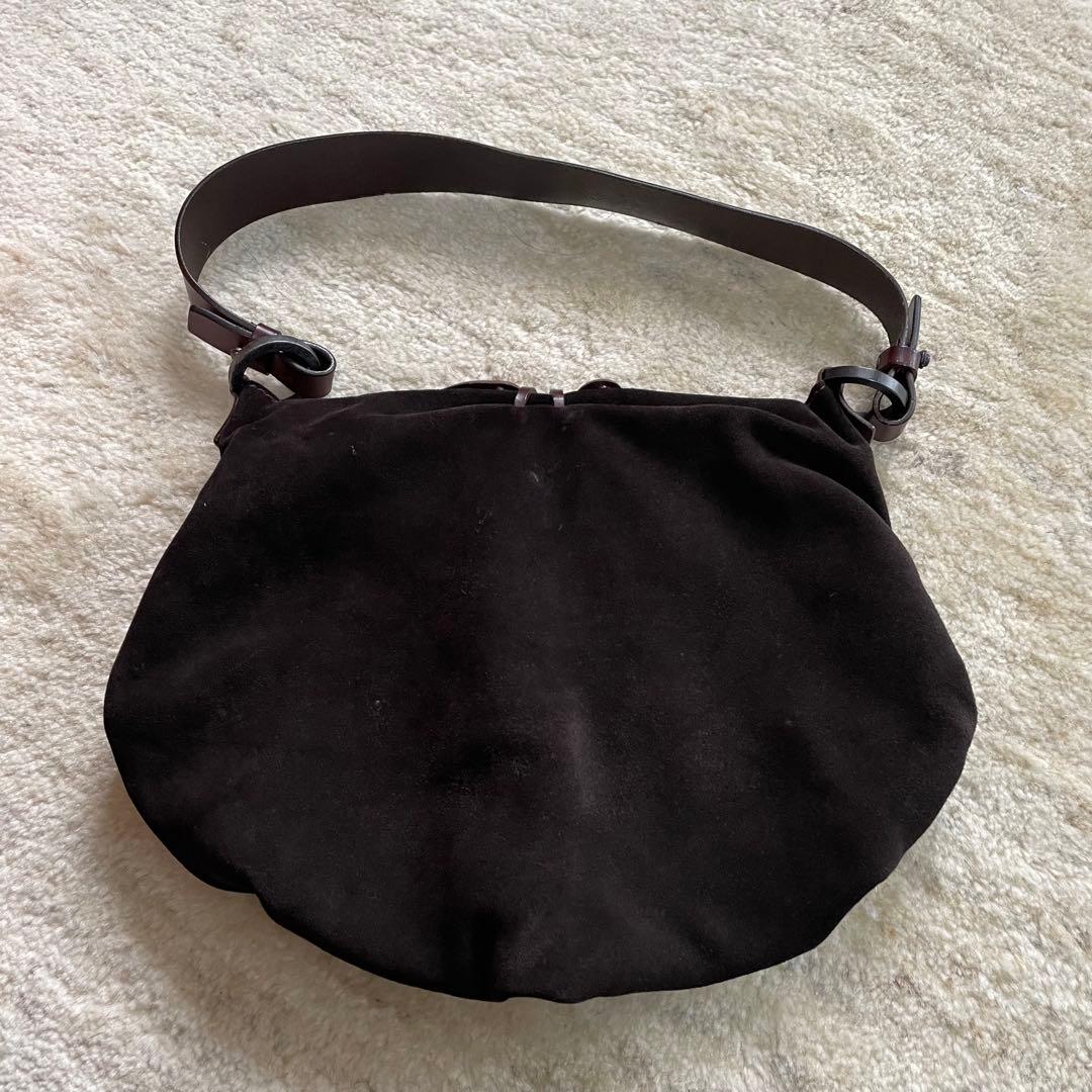 ヴァレンティノ・ガラヴァーニ　ショルダーバッグ ヴィンテージ ブラウンレザー