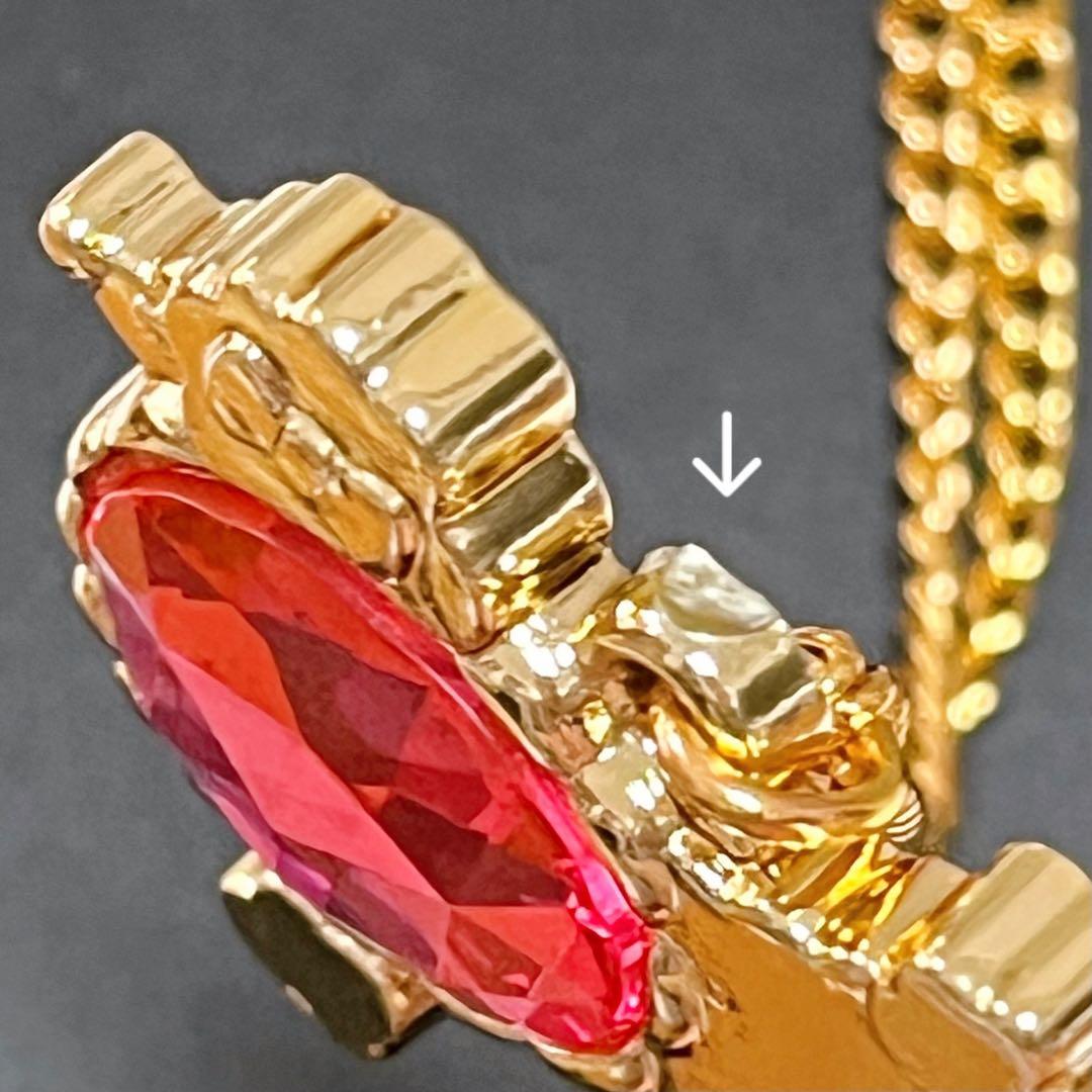 レア　過去　セボンスター　プードル ゴールド　ピンク石　ネックレス