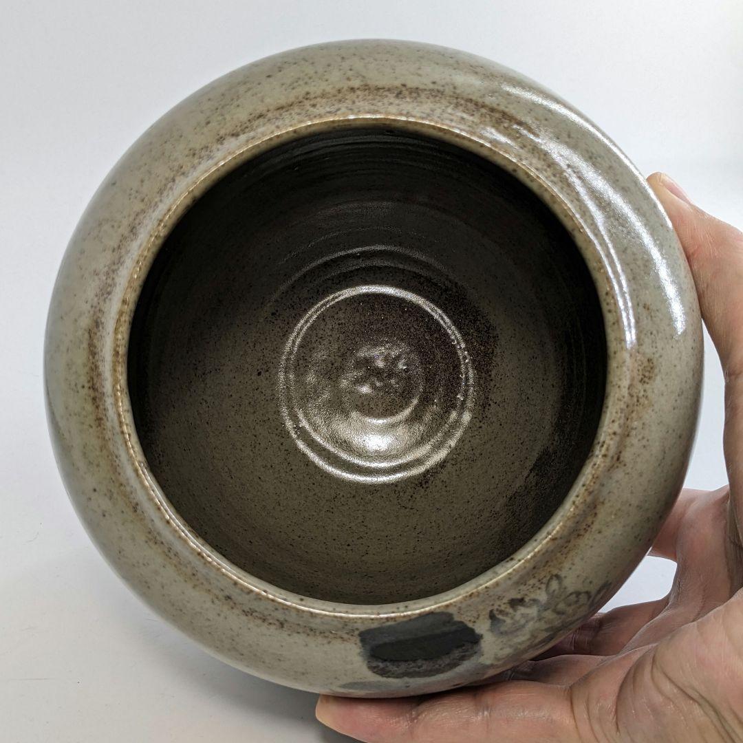 宮川陽仙 虫明焼 花絵水指 合箱 塗蓋 水差 抹茶 茶道具