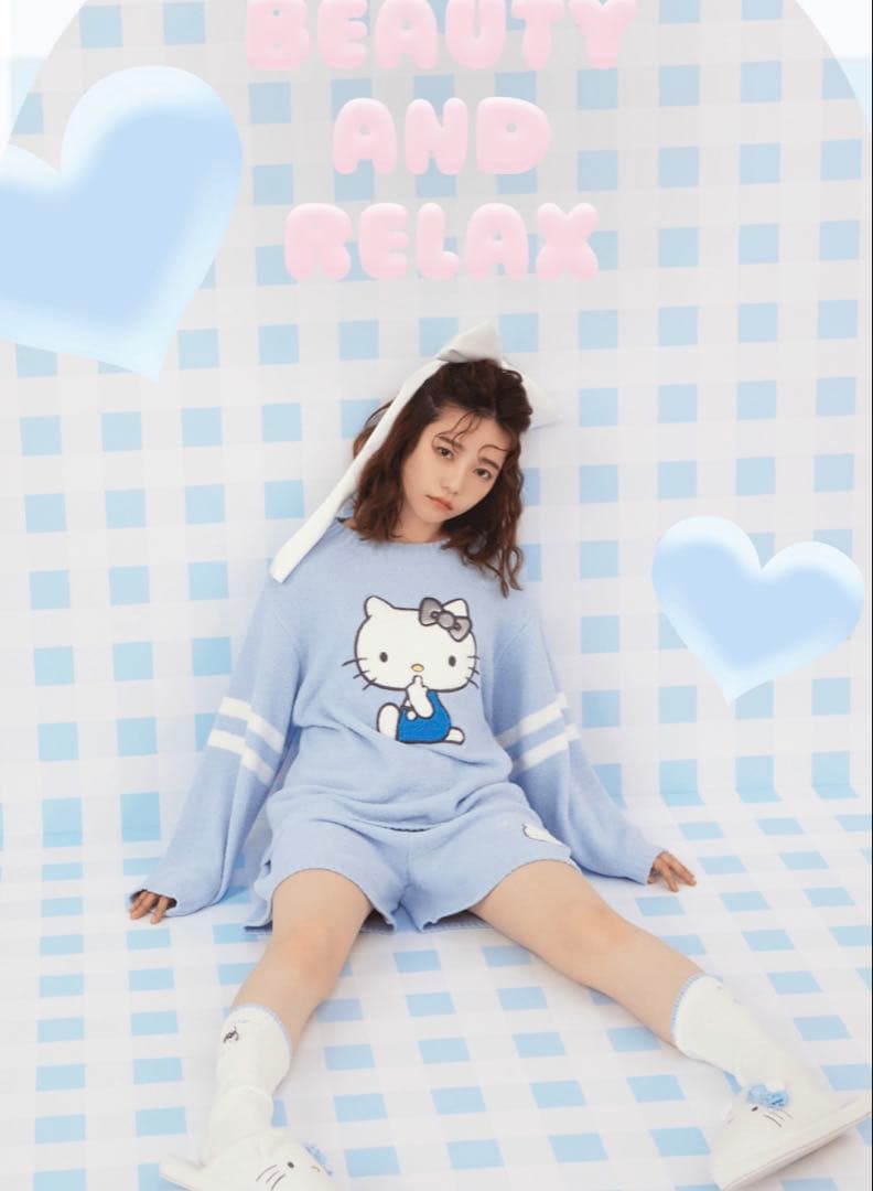 タグ付 HELLO KITTY ルームウェア上下 SNIDEL 
